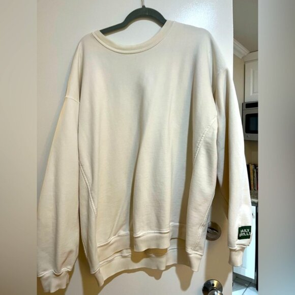 Daily Drills Sand Oversized Crewneck XS/S - Picture 1 of 4